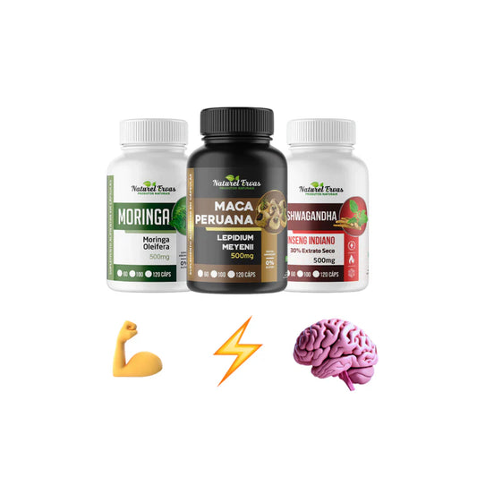 💣 Combo Moringa + Maca Peruana + Ashwagandha ⬇️⬇️⬇️⬇️⬇️